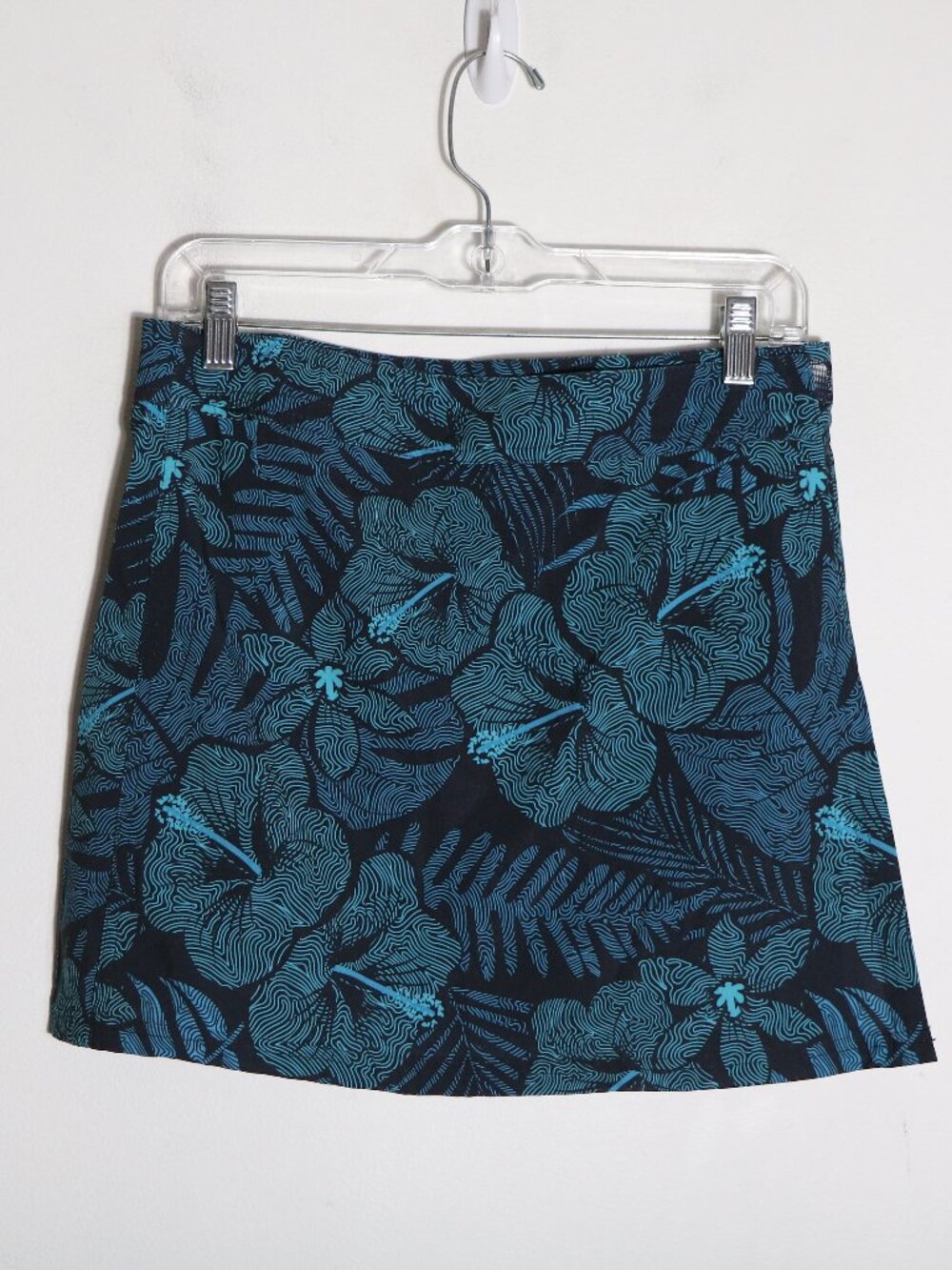 Ripskirt Hawaii Maui Moonlight Wrap Skirt S Blue Black Beach Vacation Tropical